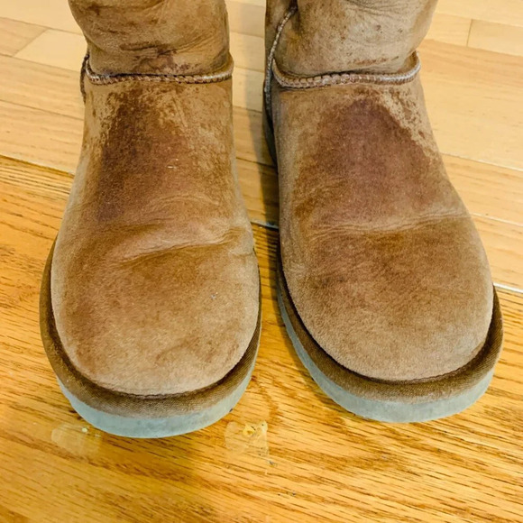 UGG Classic Men’s Short Boot Suede Upper 5800 Chestnut 100% Authentic Sz 10 US - Picture 6 of 15